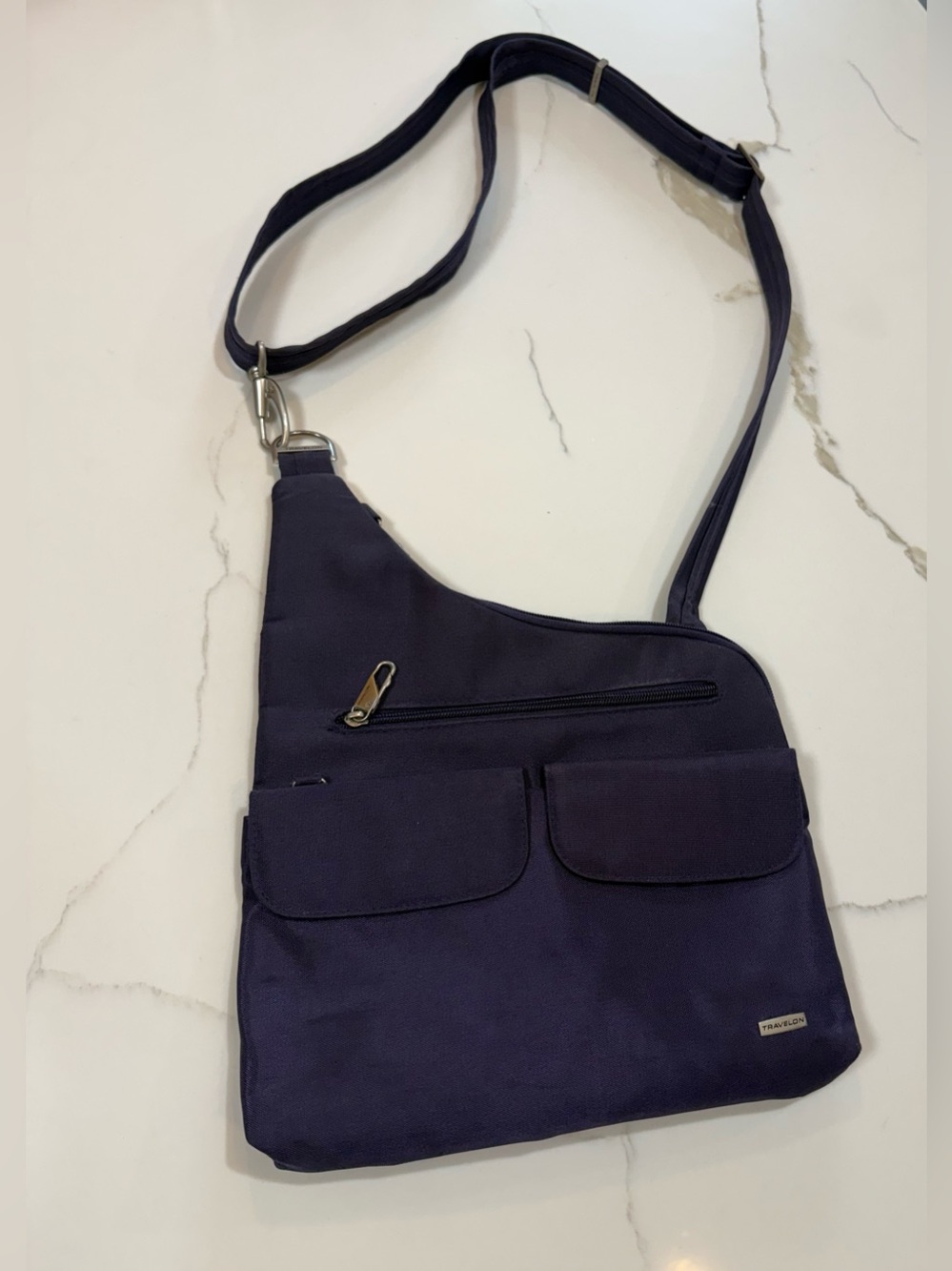Travelon Anti-Theft Classic Crossbody Bag Purple